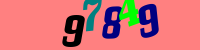 Blue Captcha Image