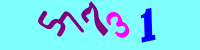 Blue Captcha Image