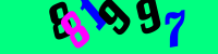 Blue Captcha Image