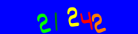 Blue Captcha Image
