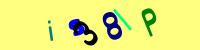 Blue Captcha Image