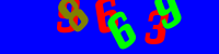 Blue Captcha Image