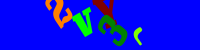 Blue Captcha Image