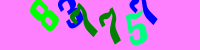 Blue Captcha Image
