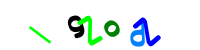 Blue Captcha Image