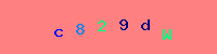 Blue Captcha Image