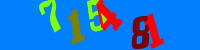 Blue Captcha Image