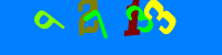 Blue Captcha Image