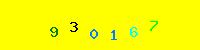 Blue Captcha Image