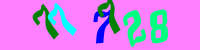 Blue Captcha Image