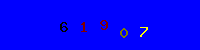 Blue Captcha Image