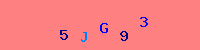 Blue Captcha Image