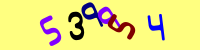 Blue Captcha Image