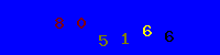 Blue Captcha Image