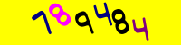 Blue Captcha Image