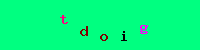 Blue Captcha Image