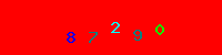 Blue Captcha Image
