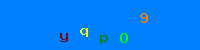 Blue Captcha Image