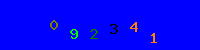 Blue Captcha Image