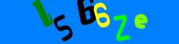 Blue Captcha Image