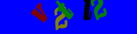 Blue Captcha Image