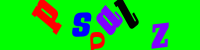 Blue Captcha Image