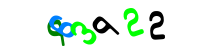 Blue Captcha Image