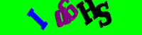 Blue Captcha Image