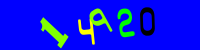 Blue Captcha Image