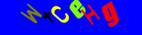 Blue Captcha Image