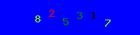 Blue Captcha Image
