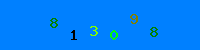 Blue Captcha Image