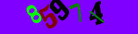Blue Captcha Image