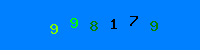 Blue Captcha Image