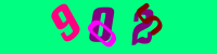 Blue Captcha Image