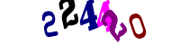 Blue Captcha Image
