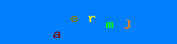 Blue Captcha Image