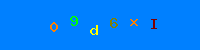 Blue Captcha Image