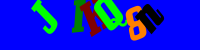 Blue Captcha Image