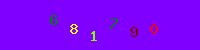 Blue Captcha Image