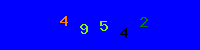 Blue Captcha Image
