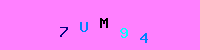 Blue Captcha Image