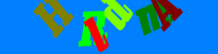 Blue Captcha Image