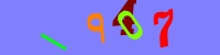 Blue Captcha Image