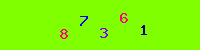 Blue Captcha Image