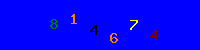 Blue Captcha Image