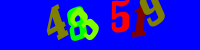 Blue Captcha Image