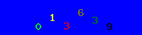 Blue Captcha Image