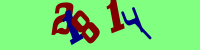 Blue Captcha Image