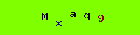 Blue Captcha Image